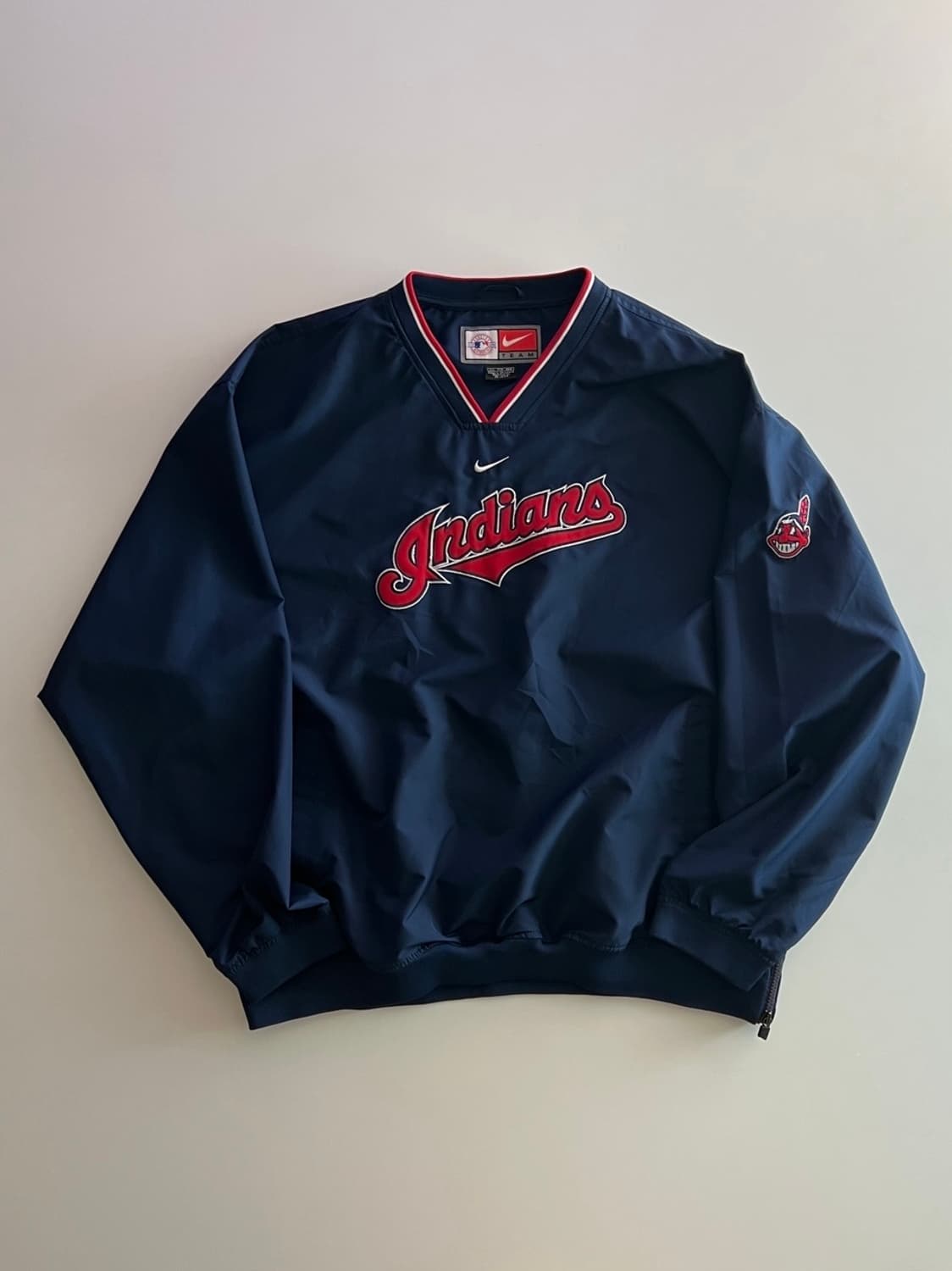 나이키 MLB 클리블랜드 인디언스 웜업 풀오버 XXL 상품이미지1