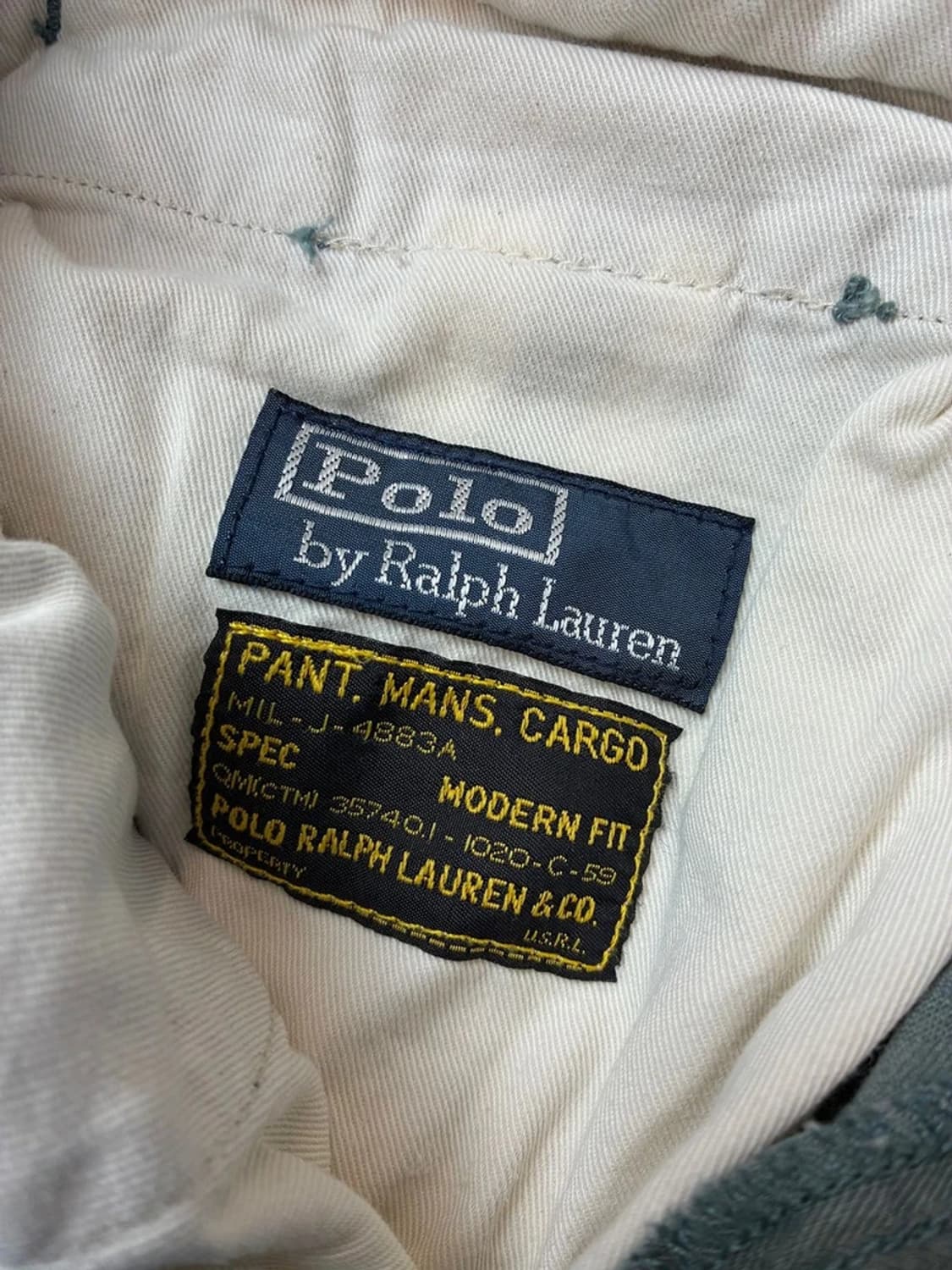 폴로 랄프로렌 90's 밀리터리 유틸리티 카고 팬츠 PN5674 상품이미지8