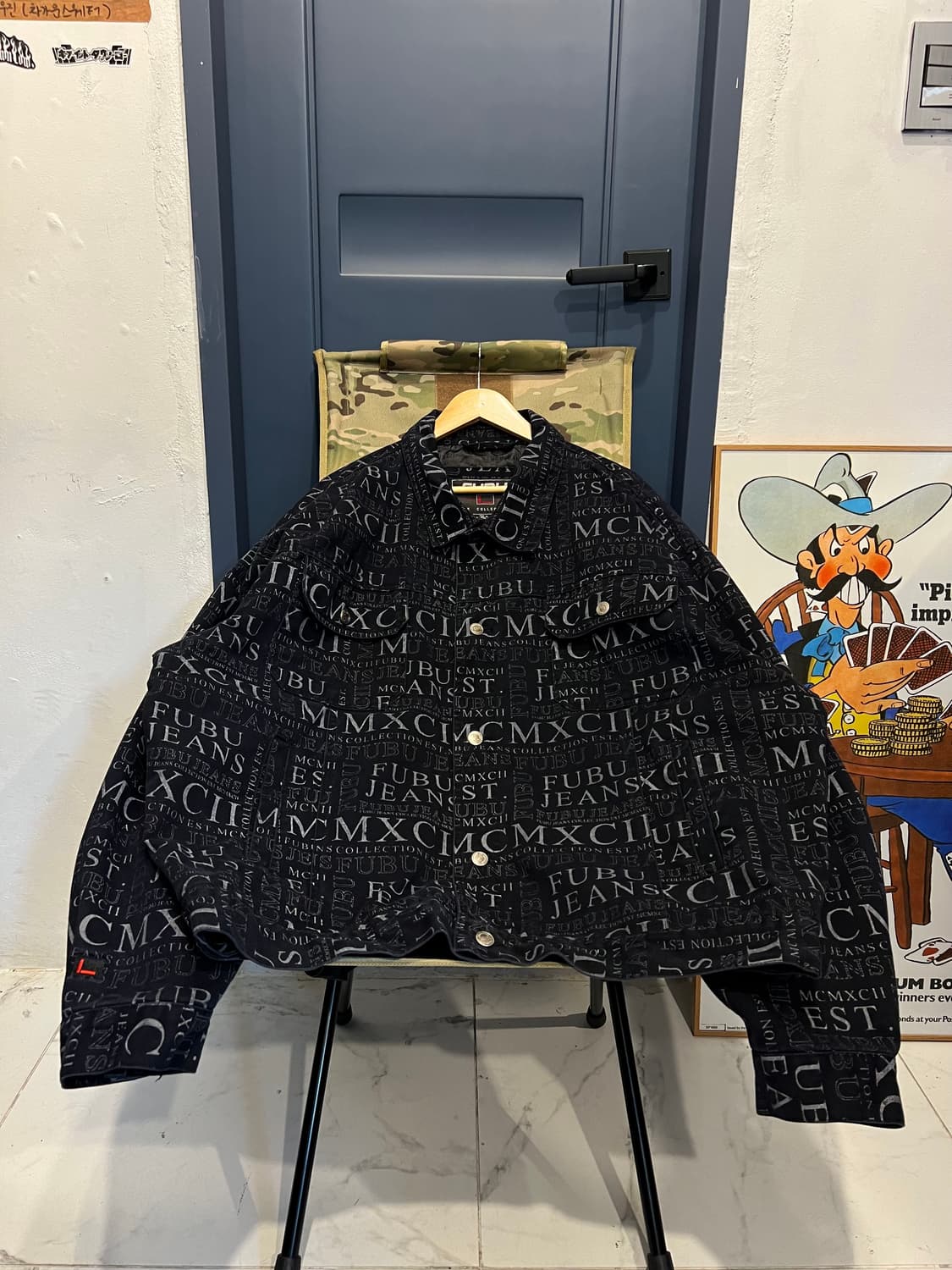 VINTAGE FUBU BIG SIZE TRUCKER 푸부 트러커자켓 상품이미지1