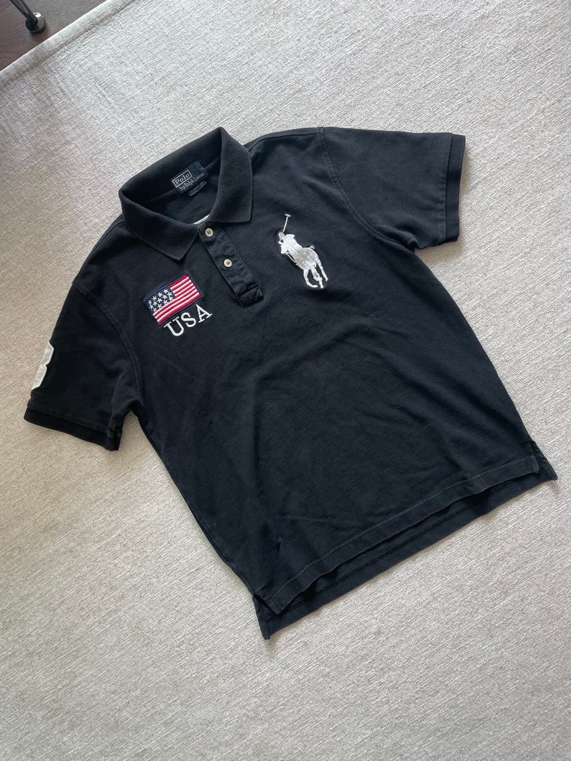 폴로 랄프로렌 빅포니 usa 카라티 블랙 #3 상품이미지3