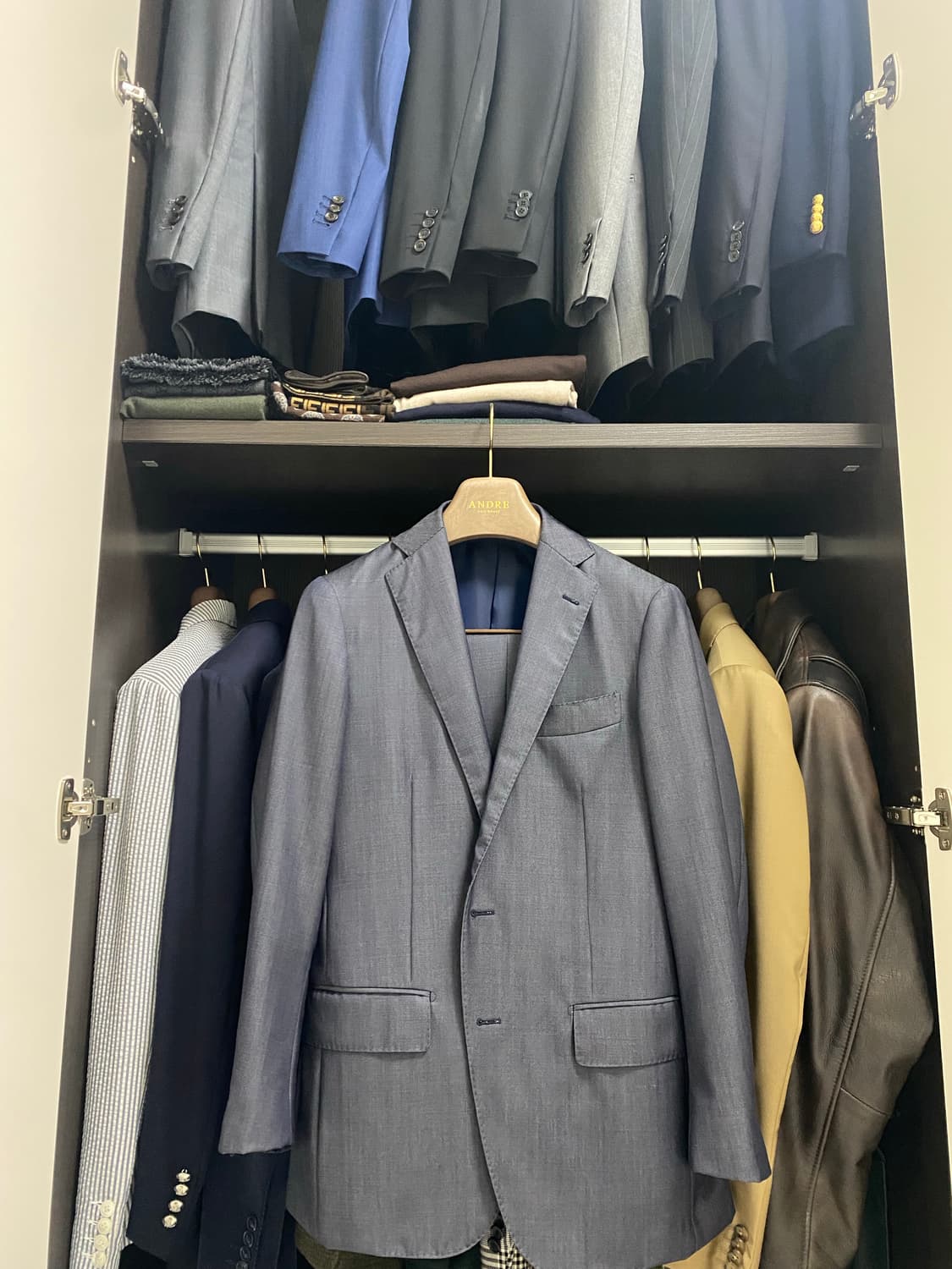 링자켓(RING JACKET) 차콜그레이 수트 셋업(44) 상품이미지1