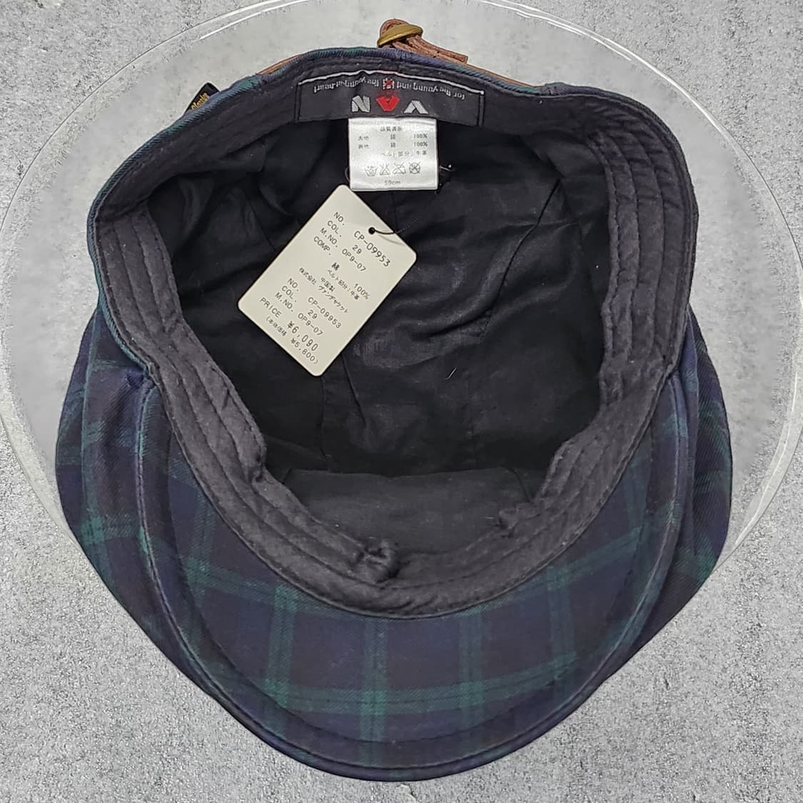 미착용 신품 Classics VAN의 체크 헌팅캡 상품이미지7