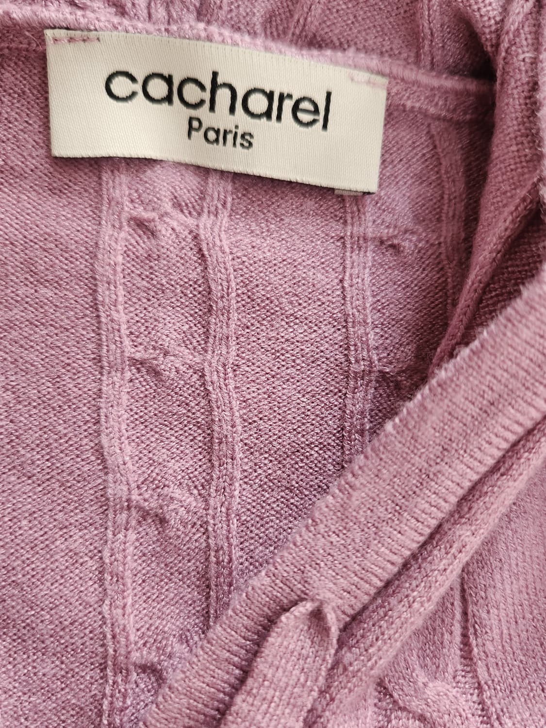 [55] 까사렐 케이블 니트 후드집업 여성 55사이즈 상품이미지4