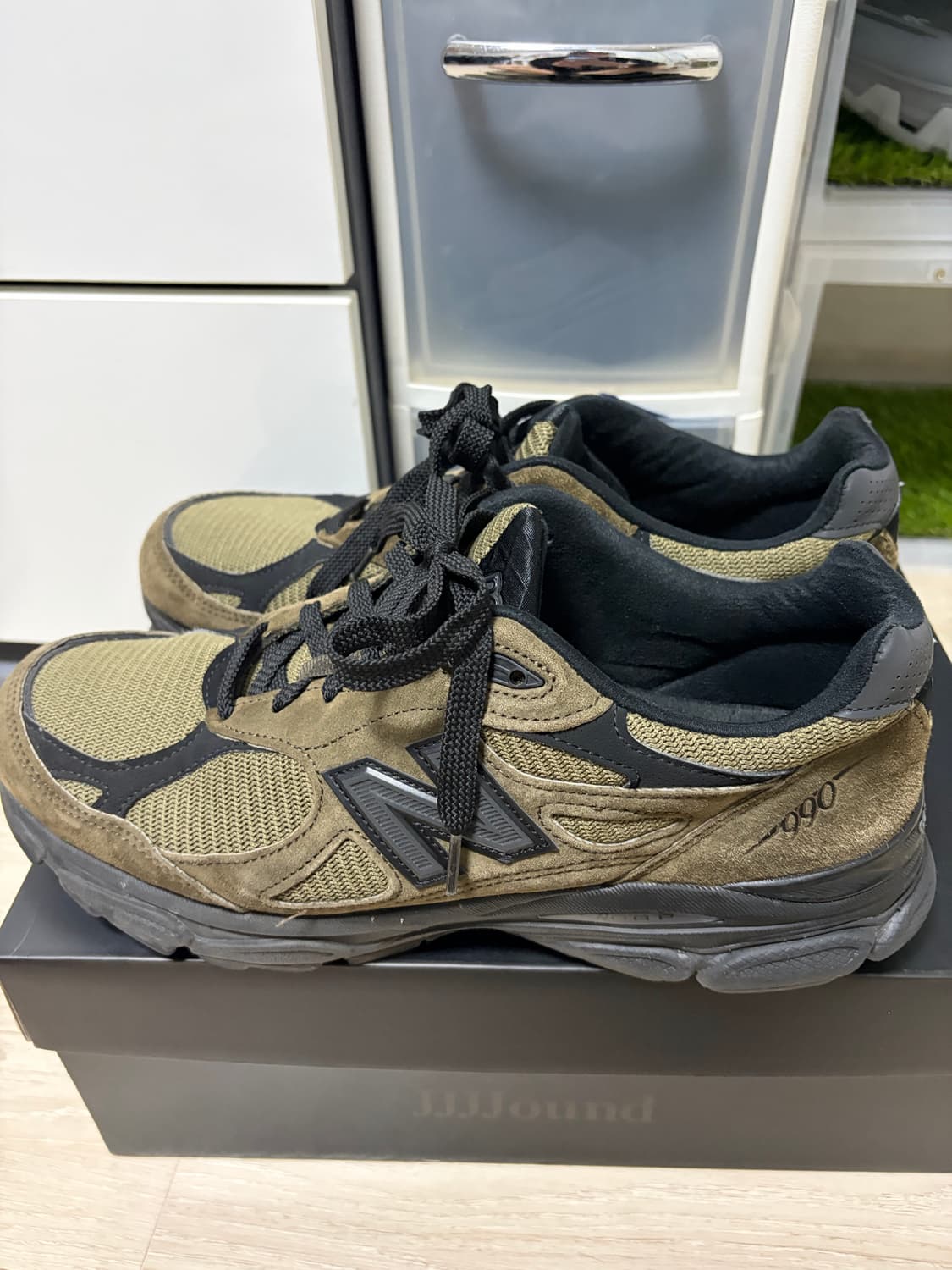 280)뉴발란스 자운드 990v3 브라운 블랙 상품이미지1