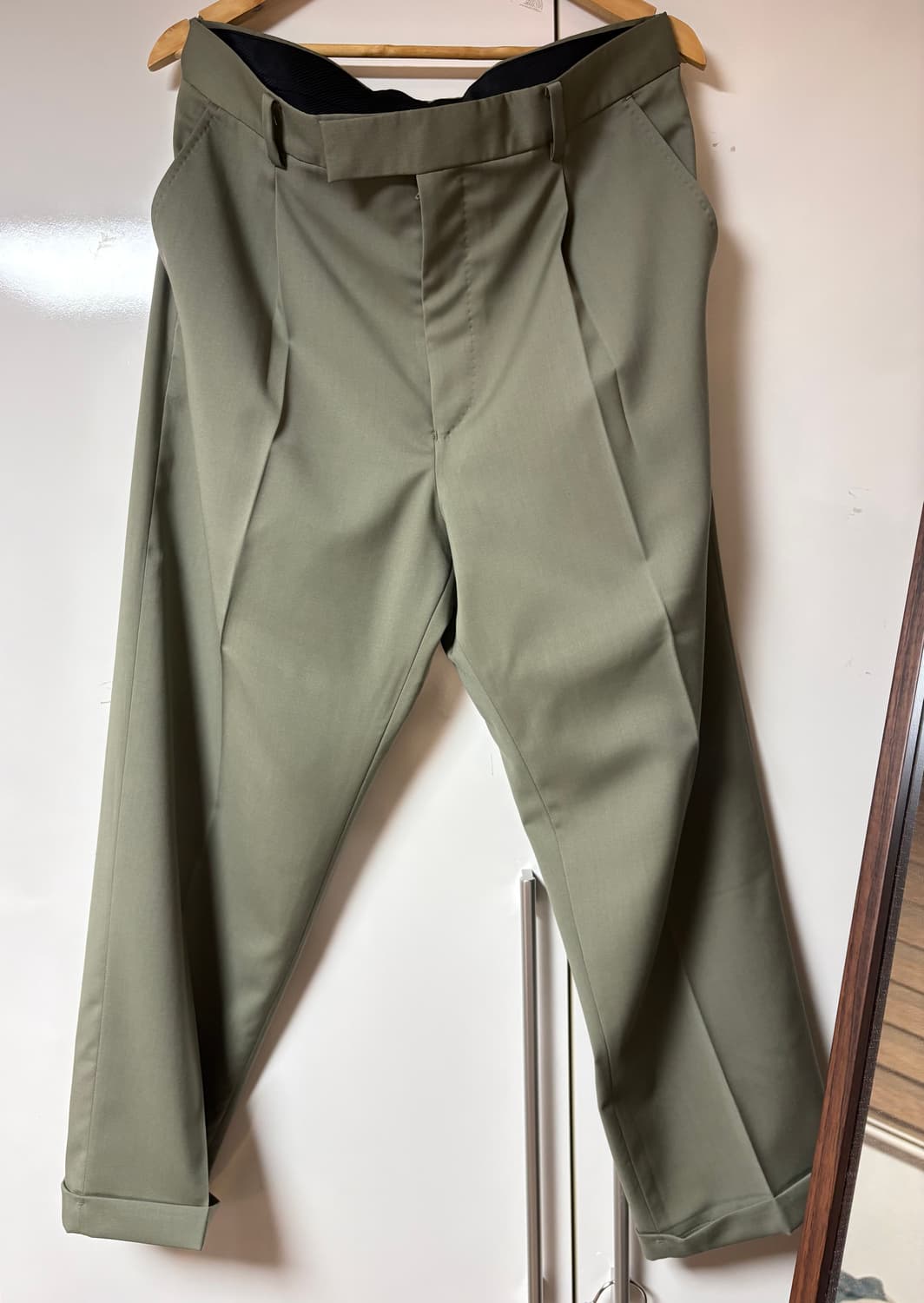 Wacko Maria Pleated Trousers TYPE2 green 상품이미지2