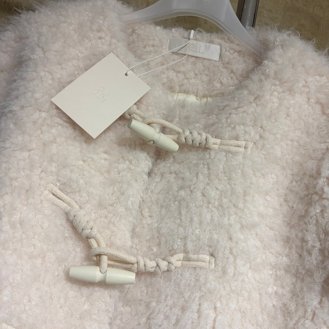 리엘 퍼자켓 크림(새상품) 상품이미지5