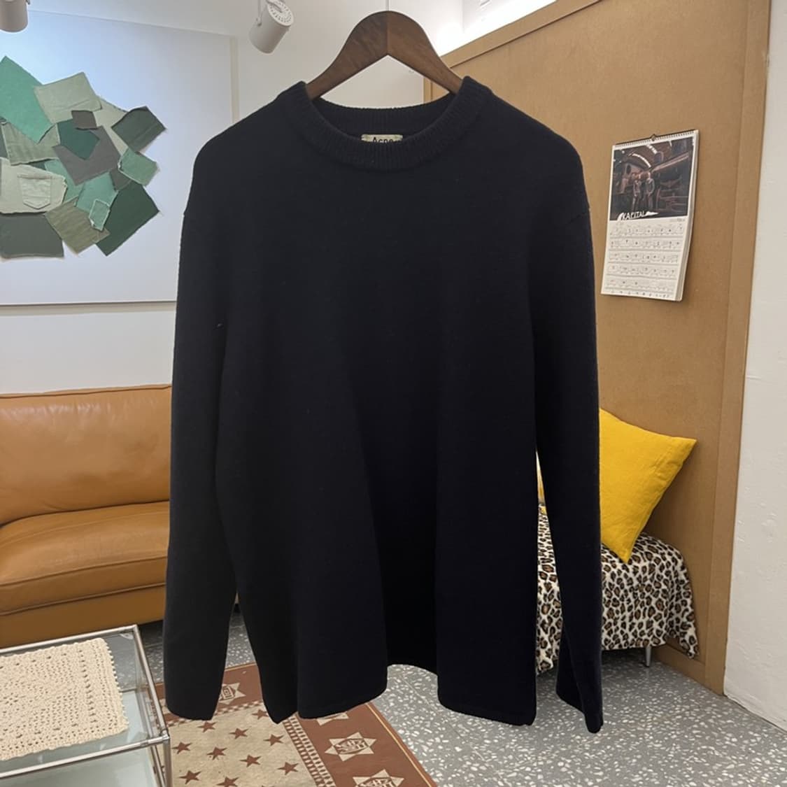 아크네스튜디오 모던 캐주얼 사이드지퍼 울 니트 XXS C10426 상품이미지3