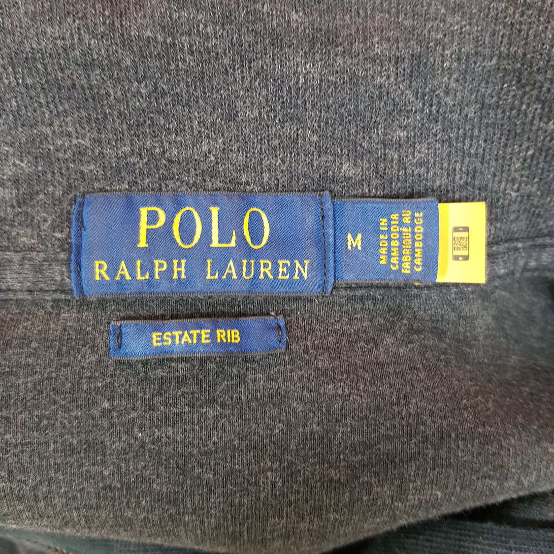 폴로 랄프로렌 하프집업 코튼 니트 M사이즈 상품이미지3