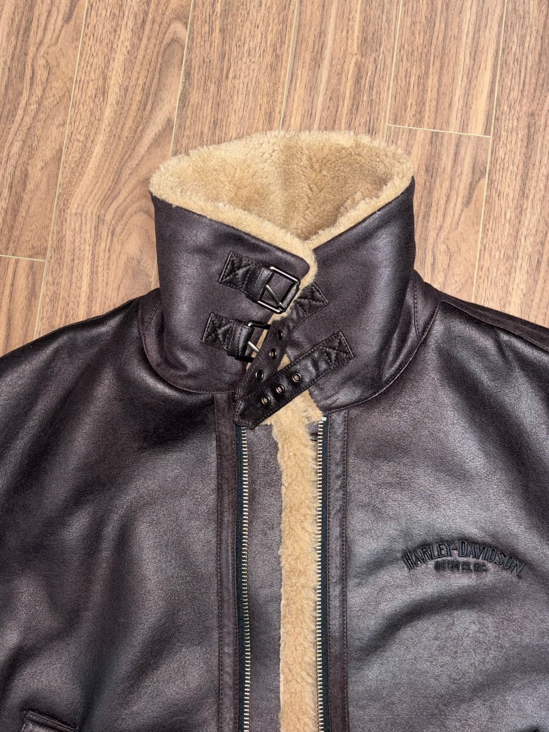 할리데이비슨 무스탕 브라운 상품이미지3