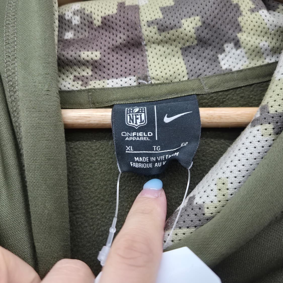 나이키 뉴잉글랜드 패트리어츠 살루트 투 서비스 후드티 XL 상품이미지4