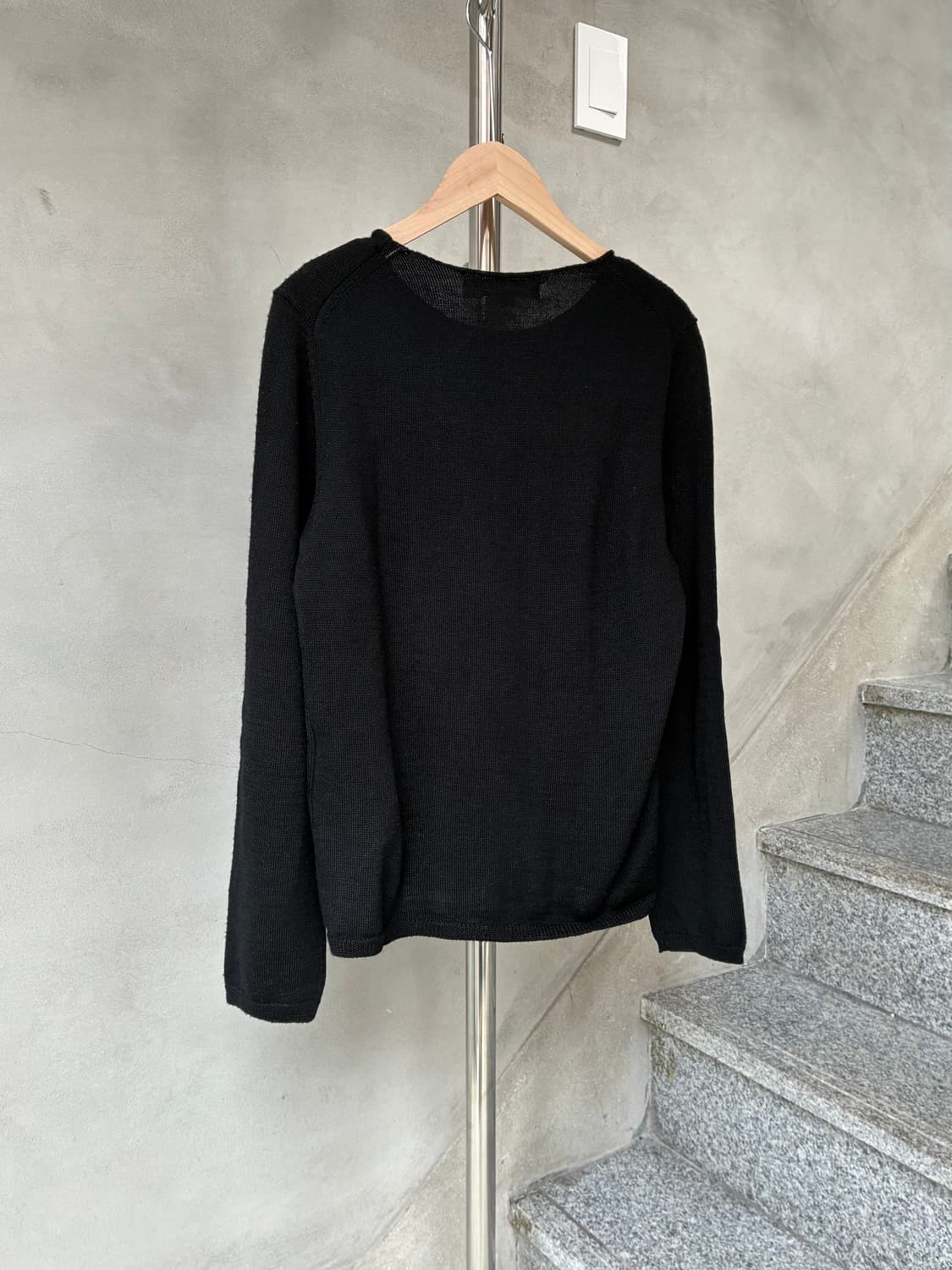 꼼데가르송 레터링 니트 상품이미지4