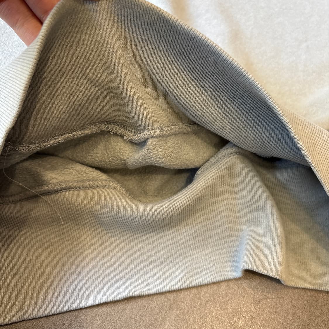 90s 90년대 미국 생산 빈티지 스카이블루 스웻셔츠 상품이미지7