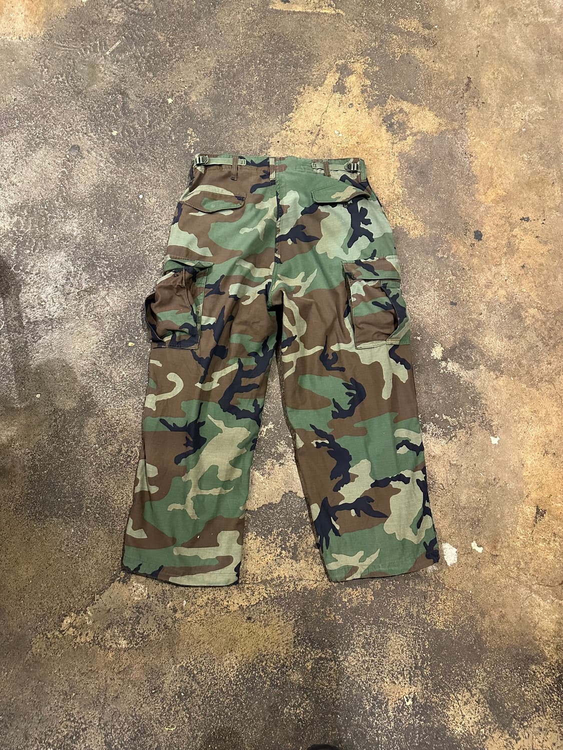 빈티지 80s 미군 m65 우드랜드 필드 팬츠  상품이미지2