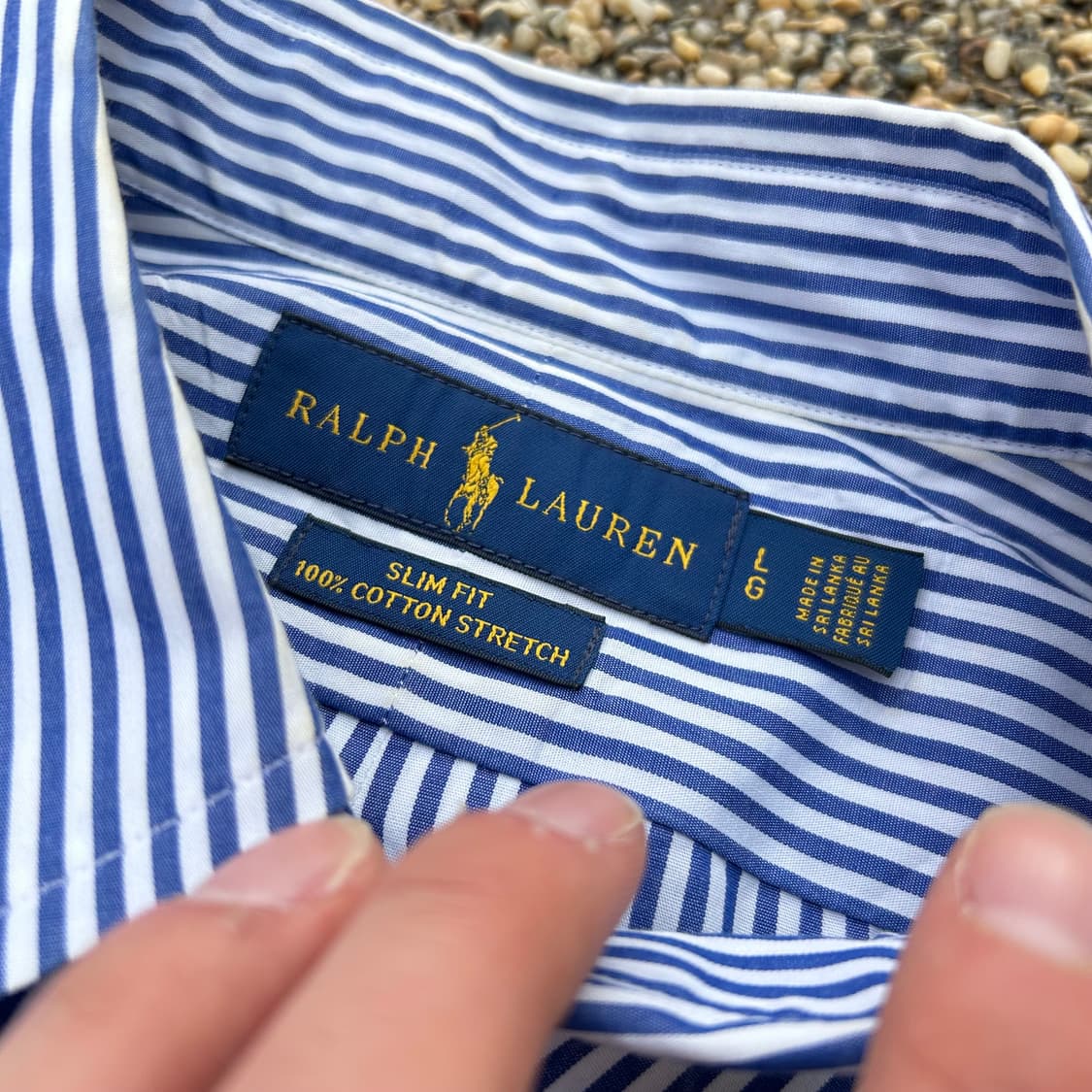 폴로 랄프로렌 스트라이프 셔츠 상품이미지4