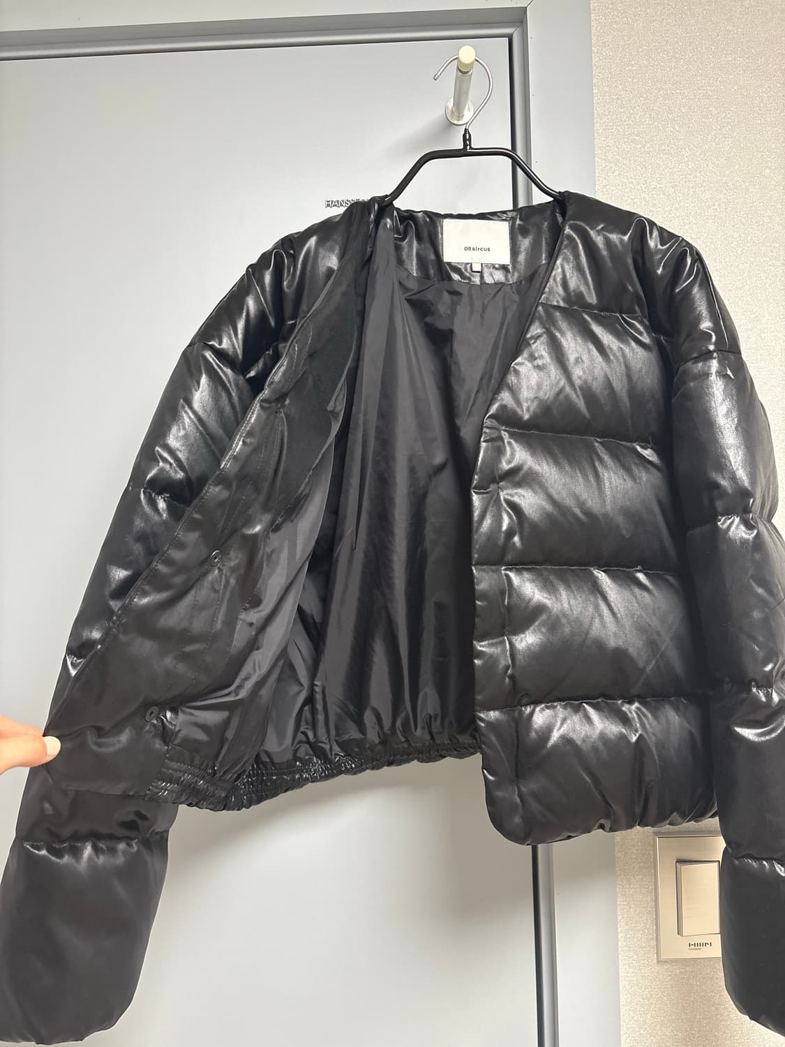 08sircus 08서커스 다운패딩 스탠드얼론 에크루 상품이미지3