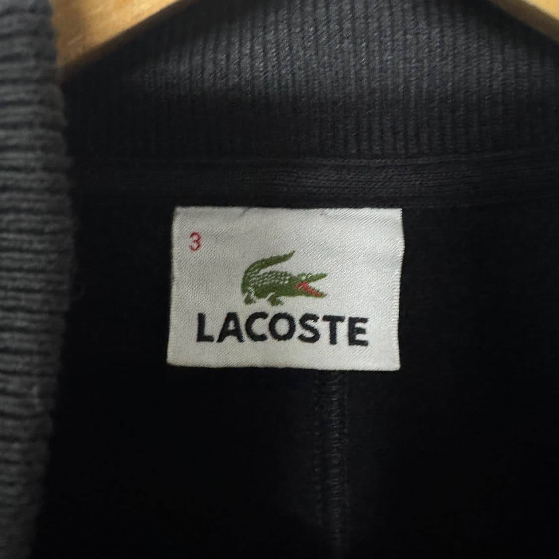 라코스테 로고 풀오버 집업 상품이미지3