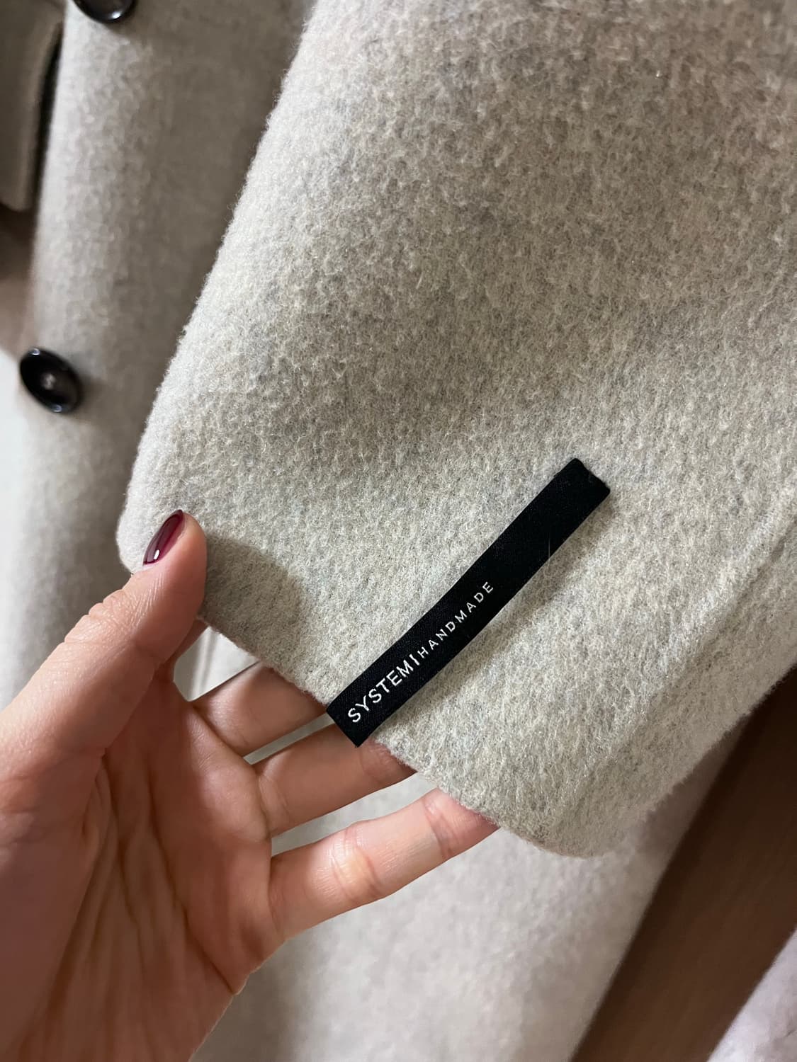 System ivory long coat 상품이미지2