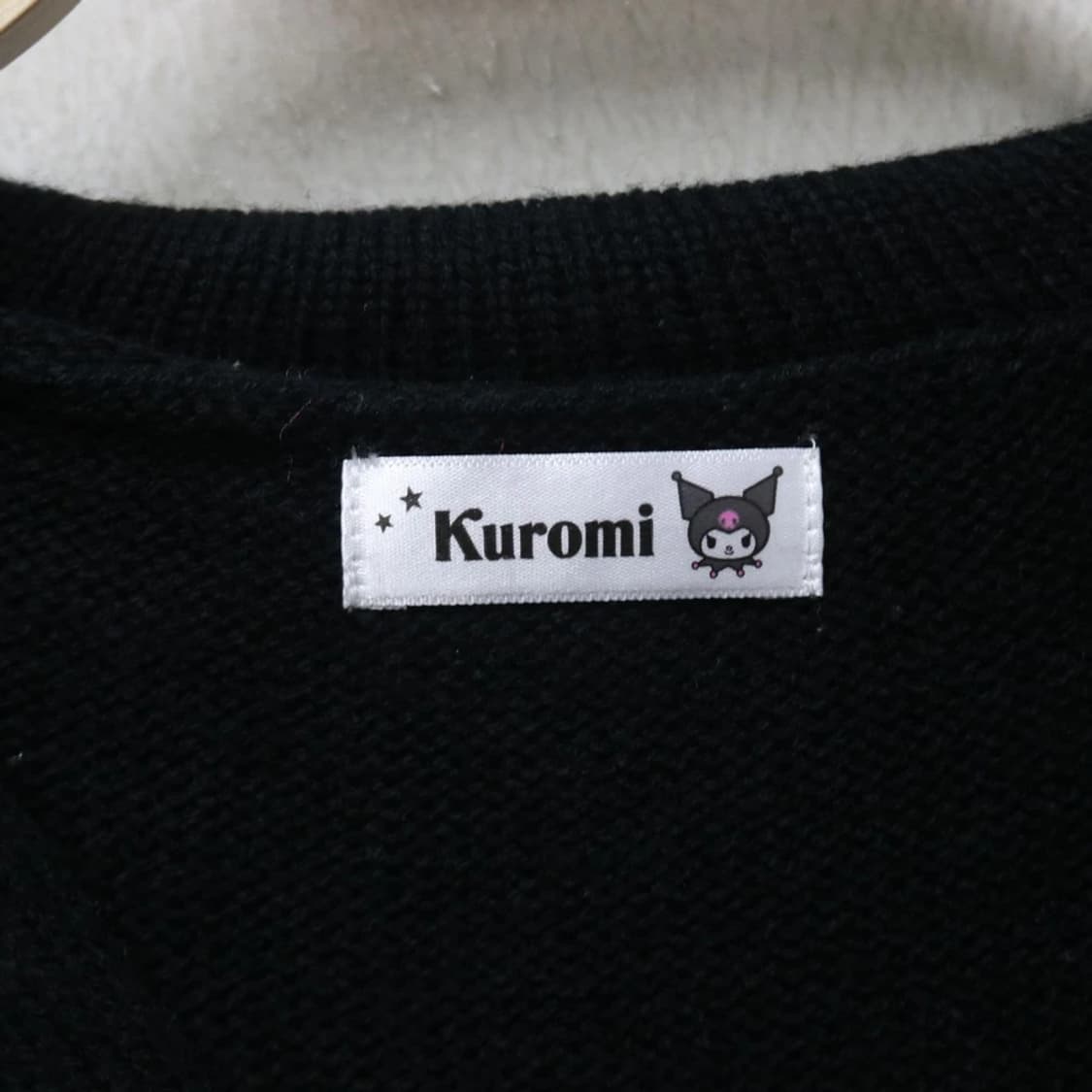 쿠로미 프레피룩 자수 포인트 가디건 62429 상품이미지8