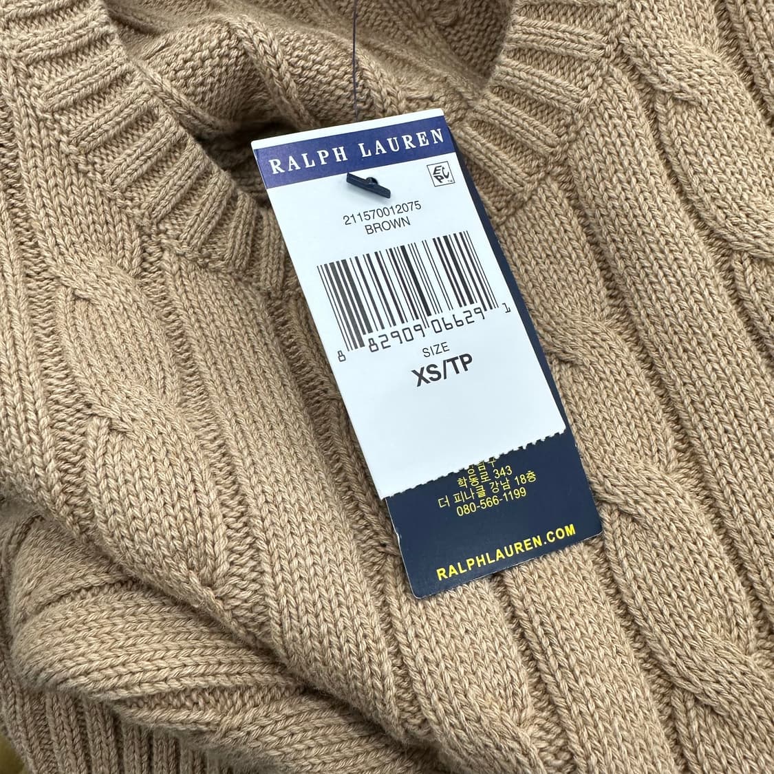 [미시착] 85 폴로 랄프로렌 여자 꽈배기 니트 상품이미지5