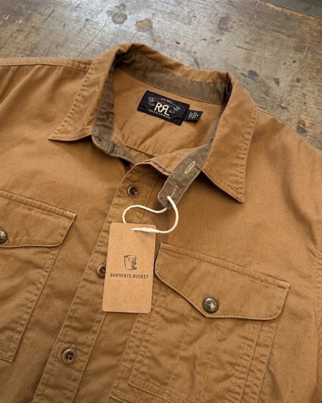 RRL 트윌 워크 오피서 셔츠 상품이미지1