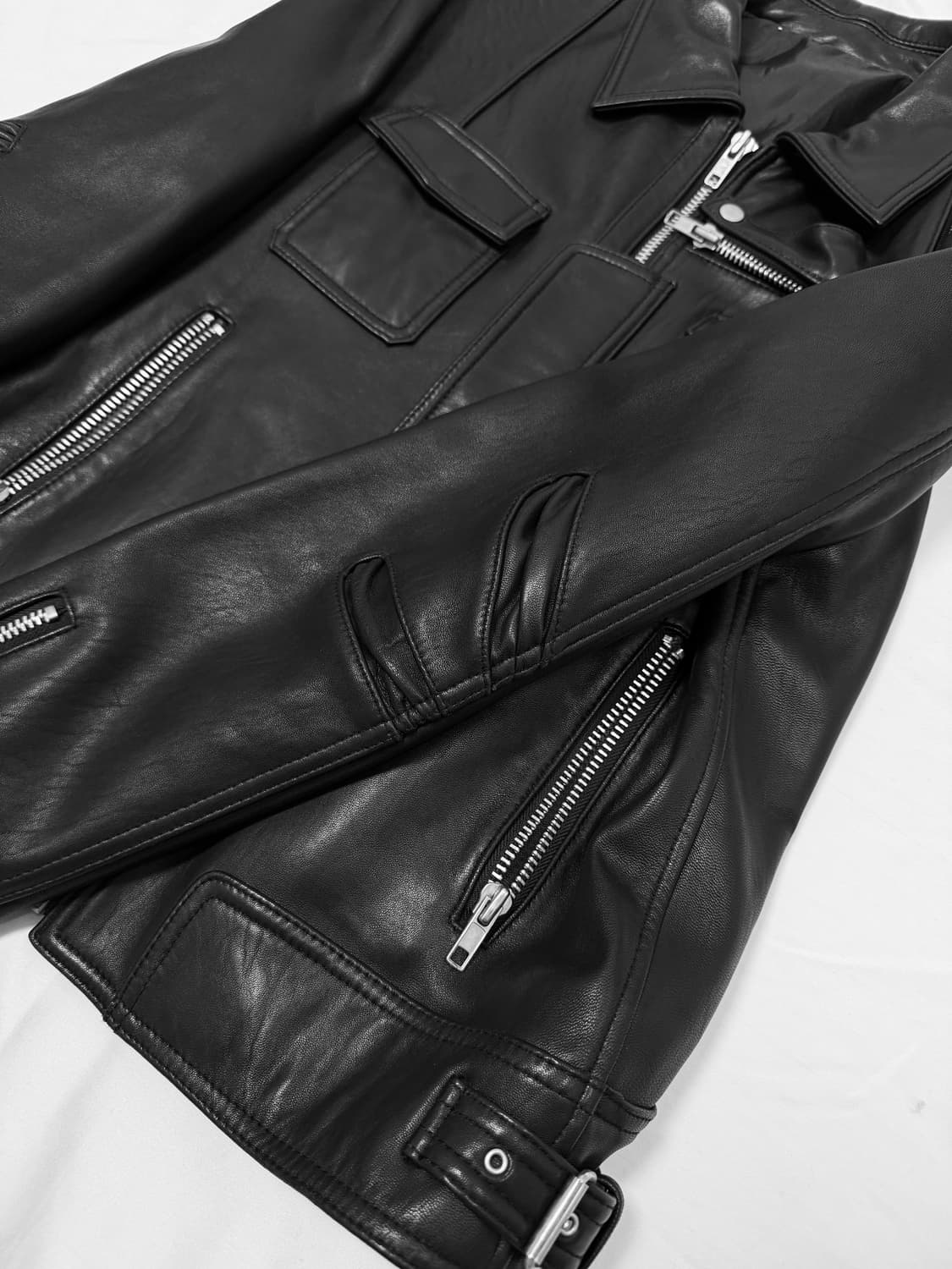 이태리 레더 자켓 상품이미지5