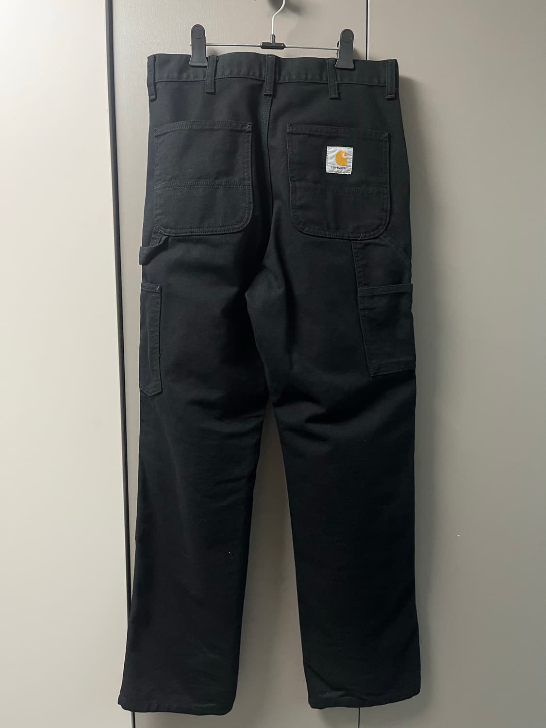 칼하트WIP 더블니 팬츠, Black 28x32 상품이미지2