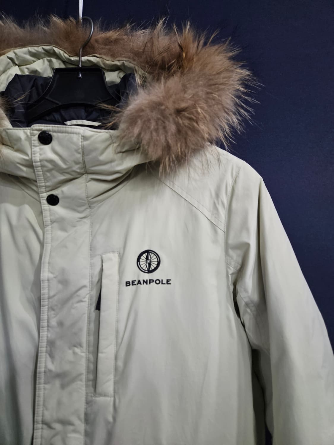 빈폴 라이트베이지 남성 95 덕다운 패딩  상품이미지4