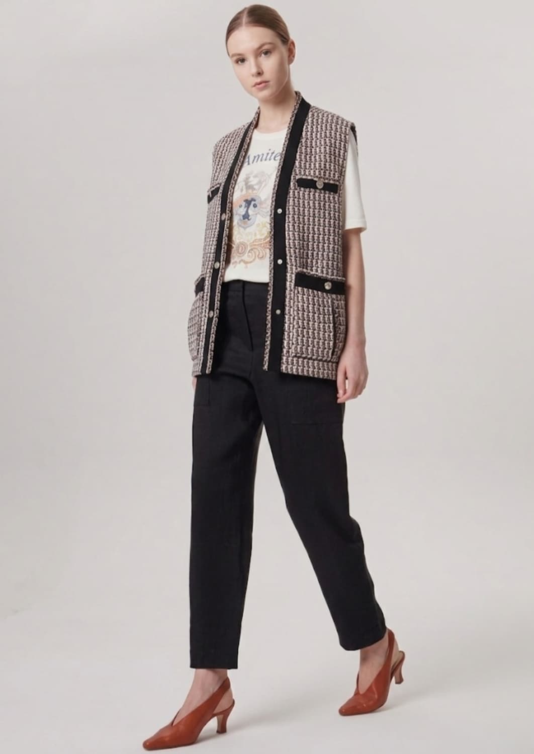 마쥬 트위드 베스트  S사이즈 ■새상품■ 상품이미지1