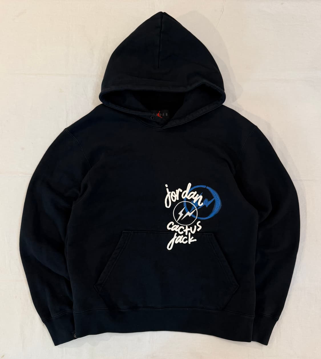 나이키 조던 X 트래비스 스캇 프라그먼트 후드티 블랙 상품이미지2