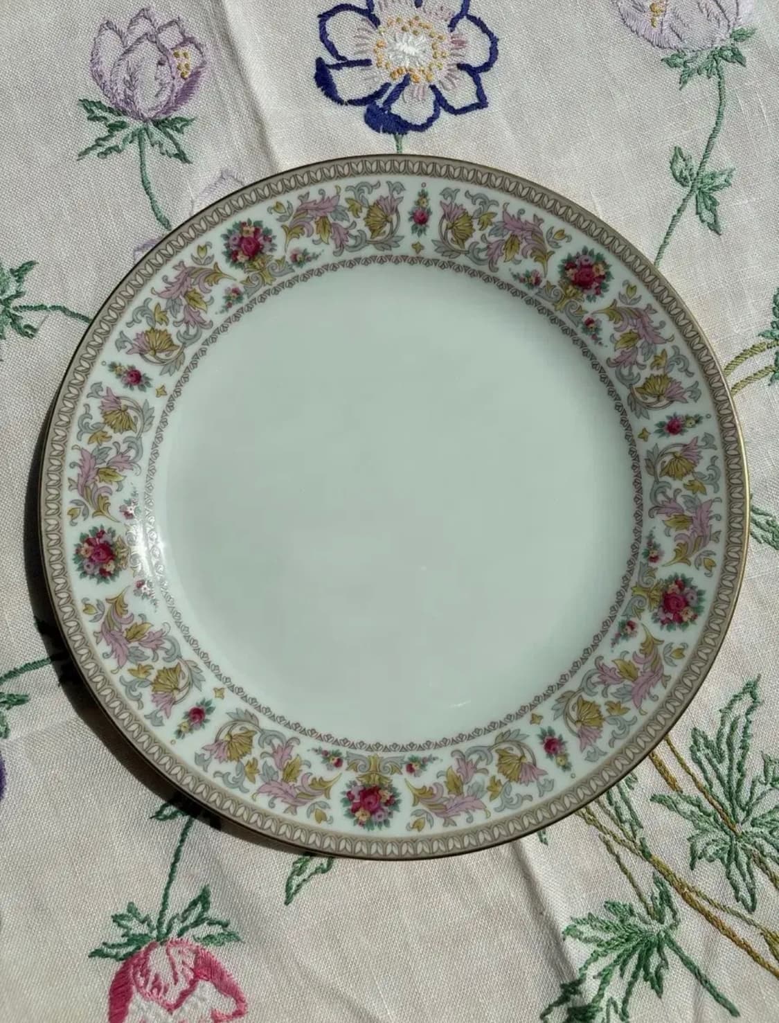 독일 빈티지 티르센로이트 핑크 트리아농 디저트 접시 상품이미지1