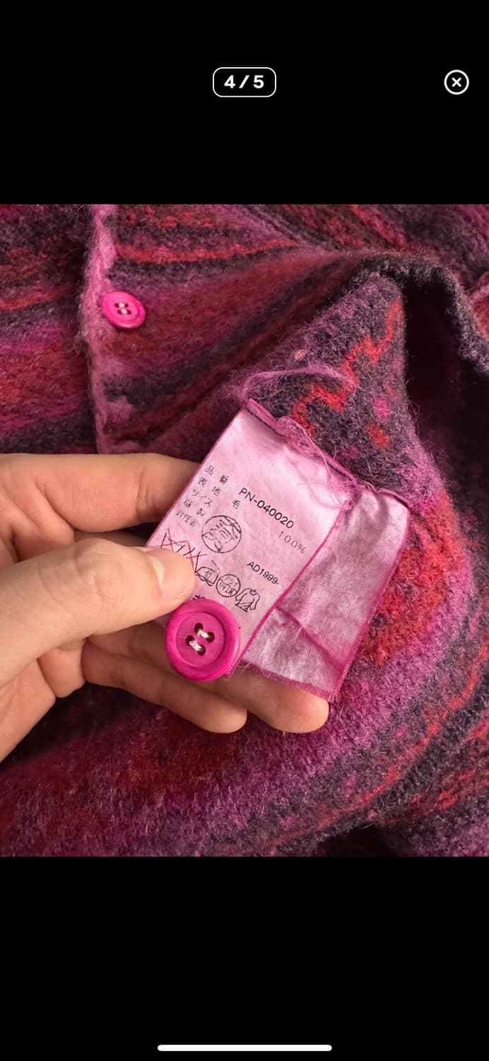 꼼데가르송 옴므 플러스 99aw 가디건  상품이미지5