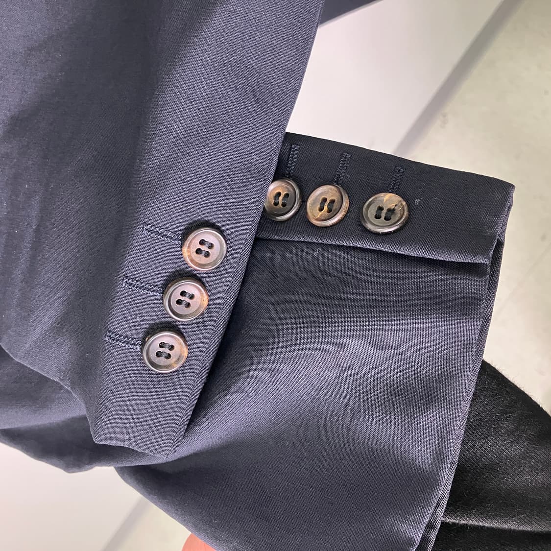 꼼데가르송 네이비 싱글 블레이저 M 상품이미지6