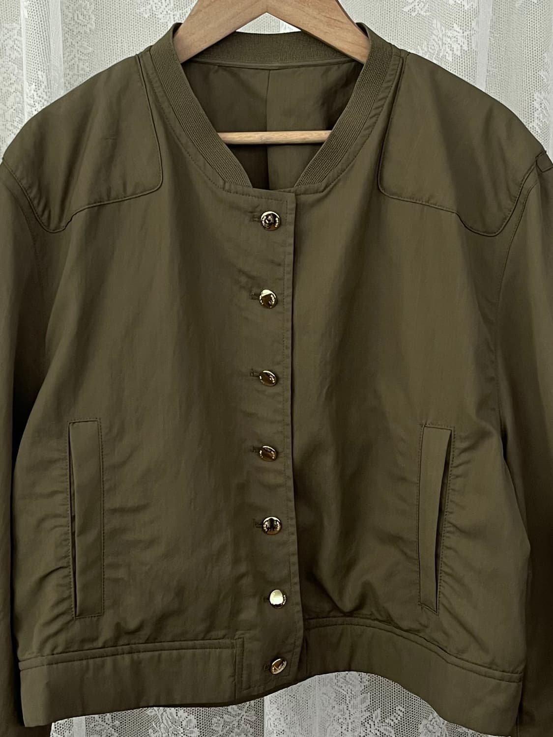 82-94-160) 시스템 23ss 블루종 자켓 카키 상품이미지3