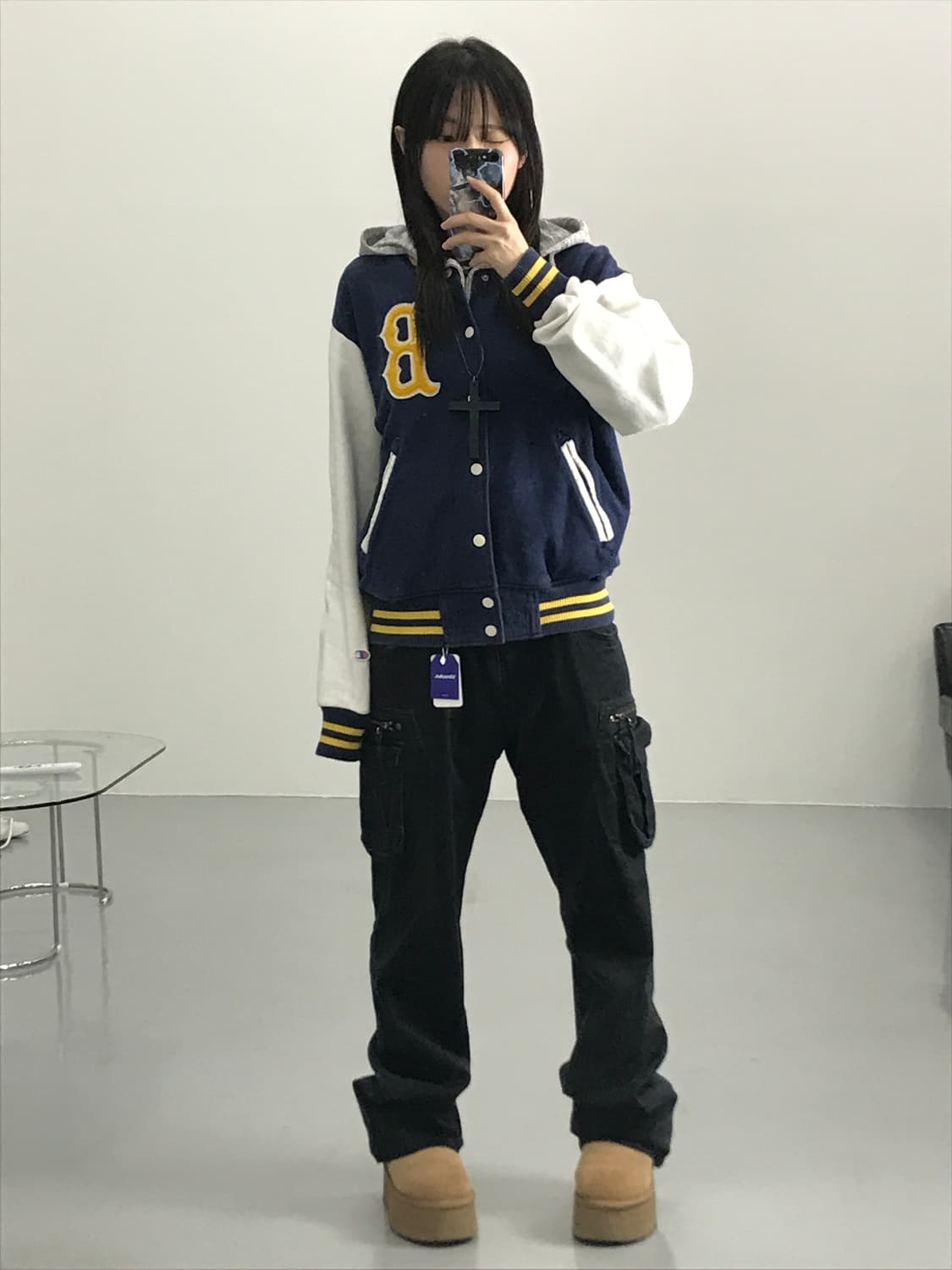 챔피언 UCLA 바시티 재킷 상품이미지2