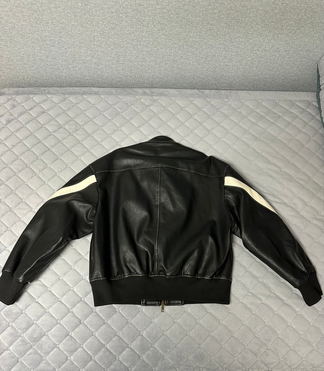 버프워시 버핑레더 인시전 바이커 자켓_Washing 상품이미지2