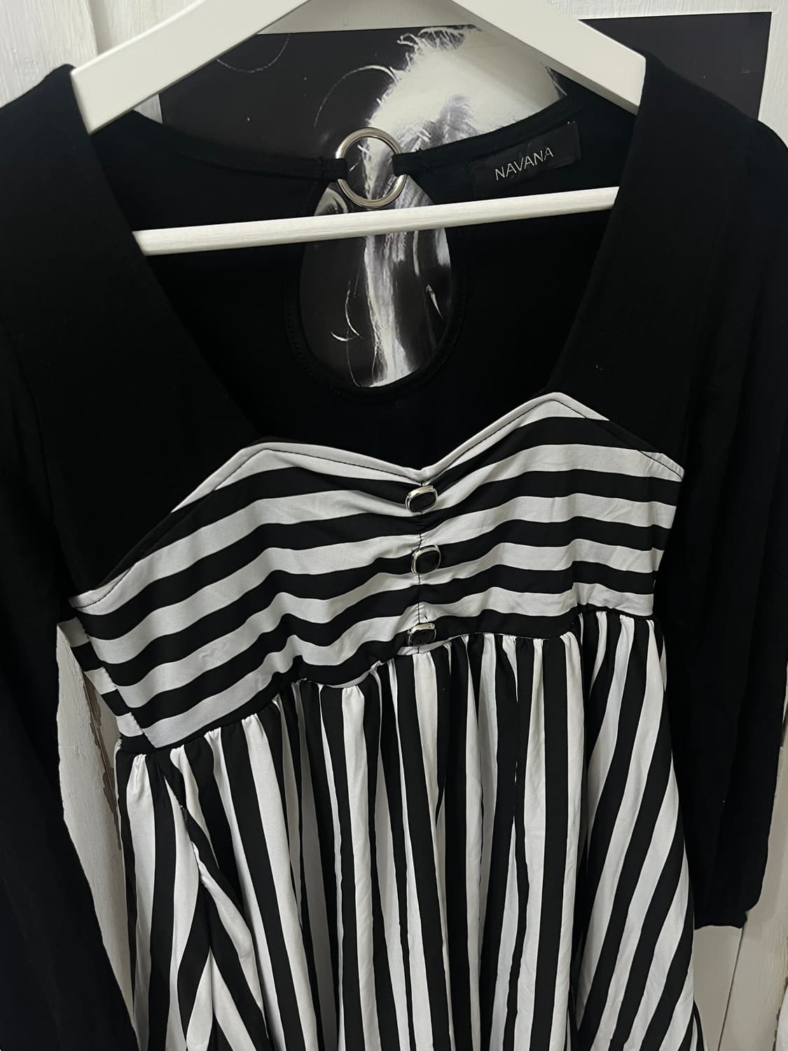 오네갸루 스트라이프 원피스 갸루 로걀 히메갸루 세실맥비 리즈리사 라떼갸루 상품이미지2