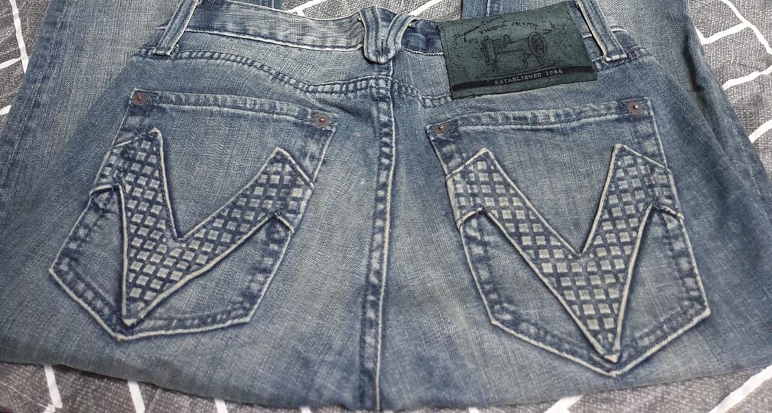 VIGOSS 빈티지 스트레이트 데님 팬츠 (31) 상품이미지3