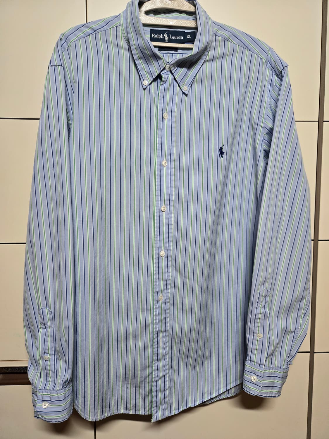 폴로 랄프로렌 남성 정품 스트라이프 셔츠 상품이미지1