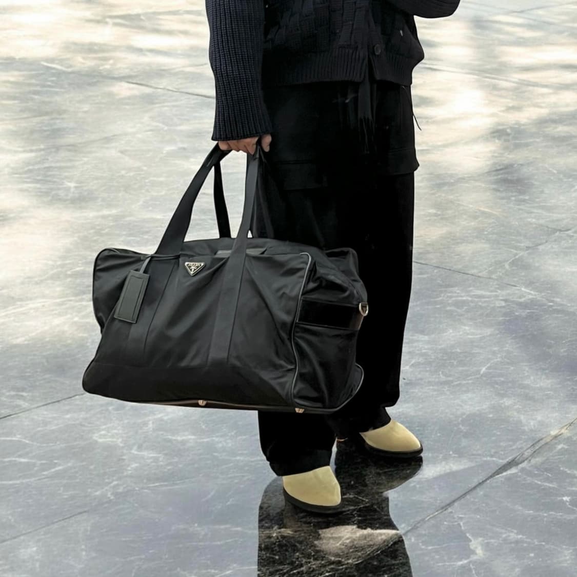 프라다 PRADA 테수토/사피아노 스퀘어 보스턴백/토트백/여행가방 상품이미지9