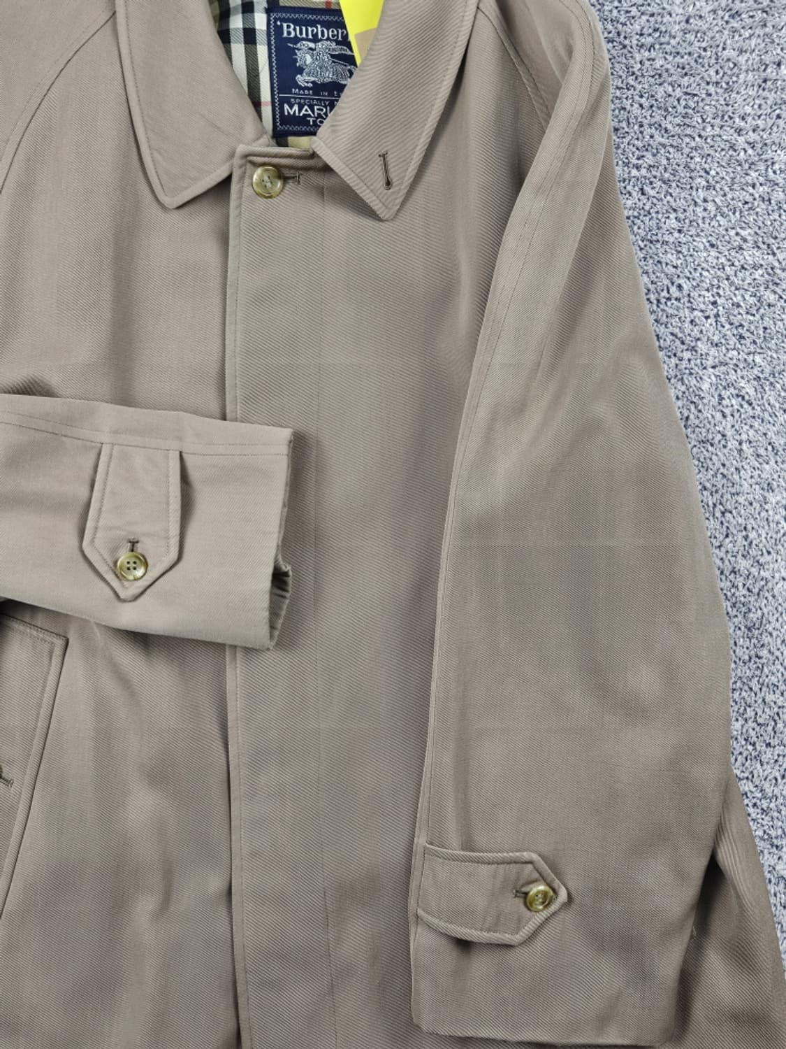 버버리 울 래글런 싱글 브레스트 발마칸코트 (상세설명참조) / 10316 상품이미지4