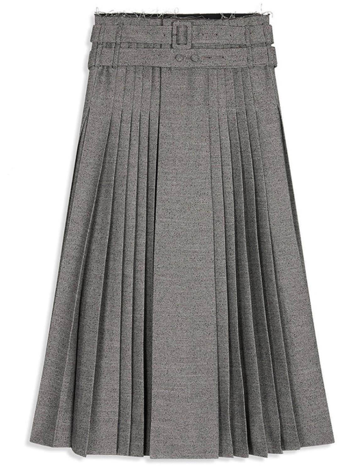 Open yy double belted maxi skirt 새상품 급전 상품이미지1
