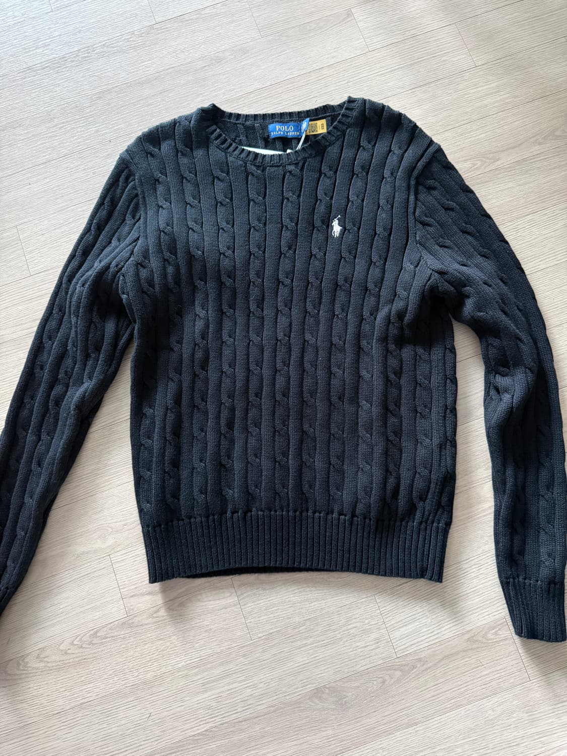 폴로 니트 L size [새상품] 블랙 상품이미지2