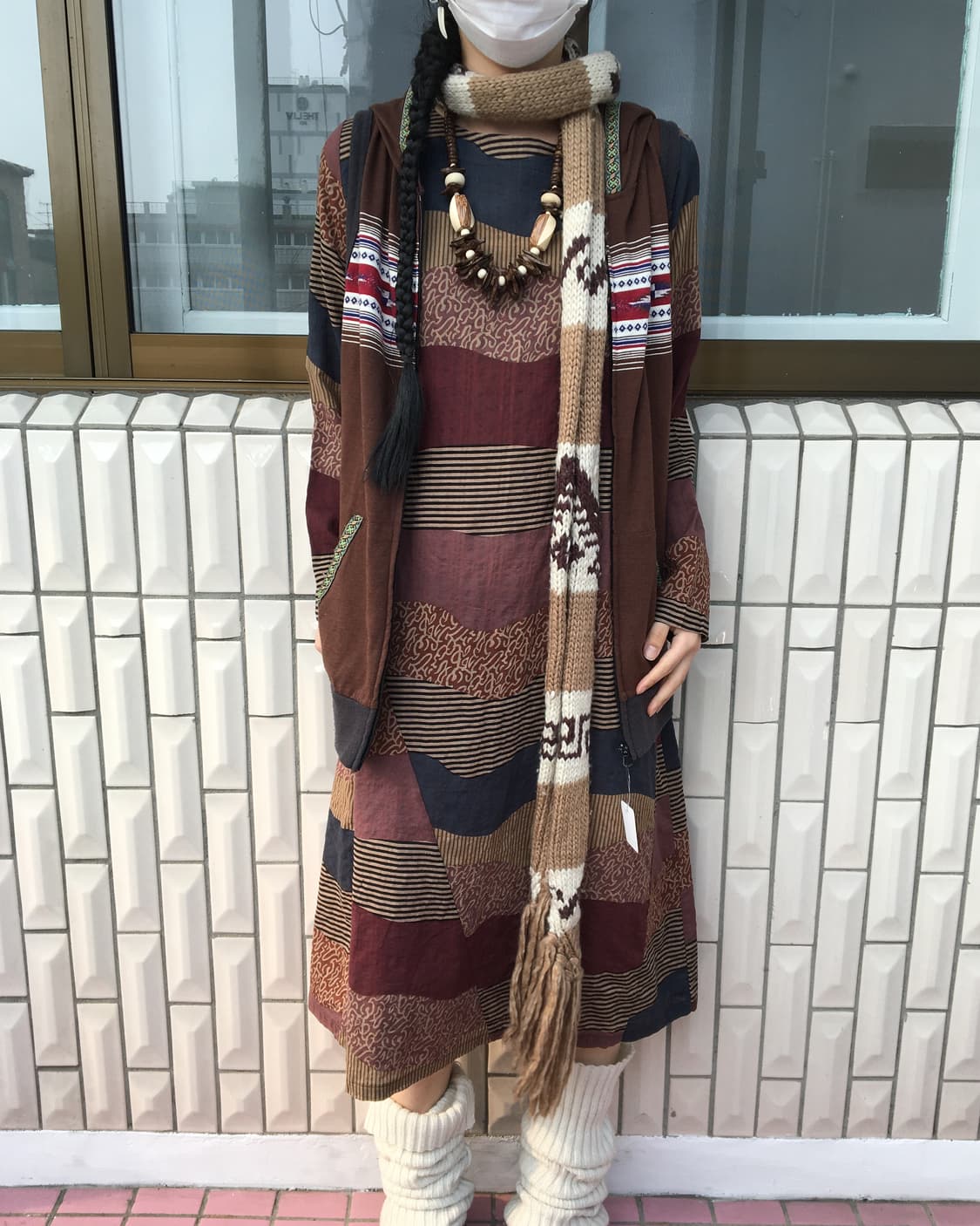  nordic pattenr knit muffler 상품이미지5