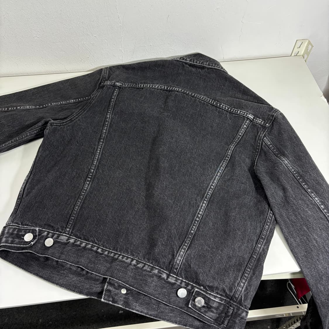 95 모드나인 흑청 데님자켓 상품이미지3