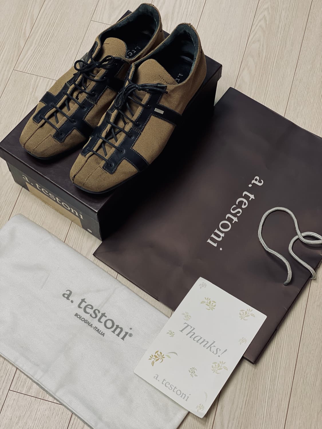 A.TESTONI 남성용 스니커즈 270 사이즈 상품이미지6