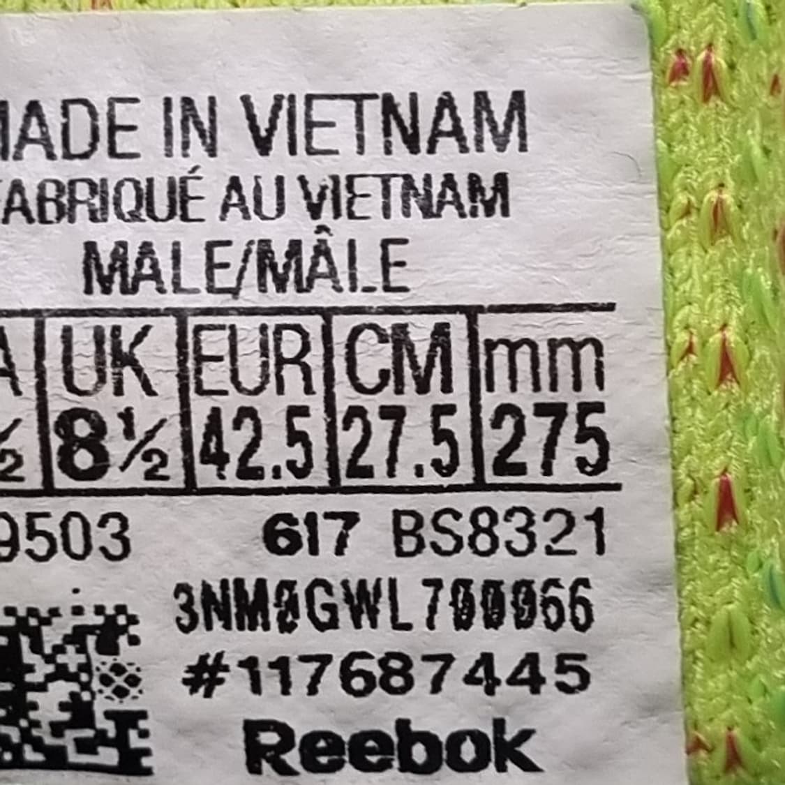 리복 조쿠러너 니트 남성런닝화275  상품이미지6