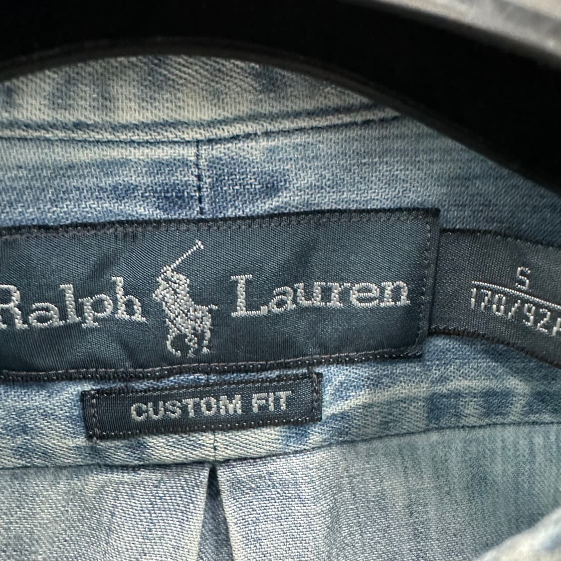 90 폴로 랄프로렌 남자 워싱 데님 셔츠 상품이미지3