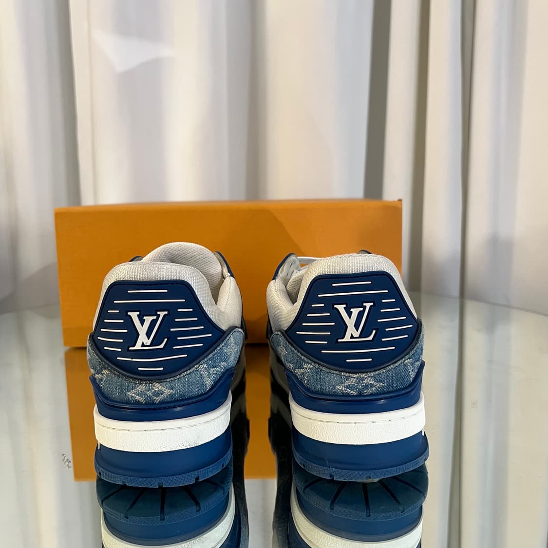 (7) 루이비통 데님 트레이너 스니커즈  상품이미지5