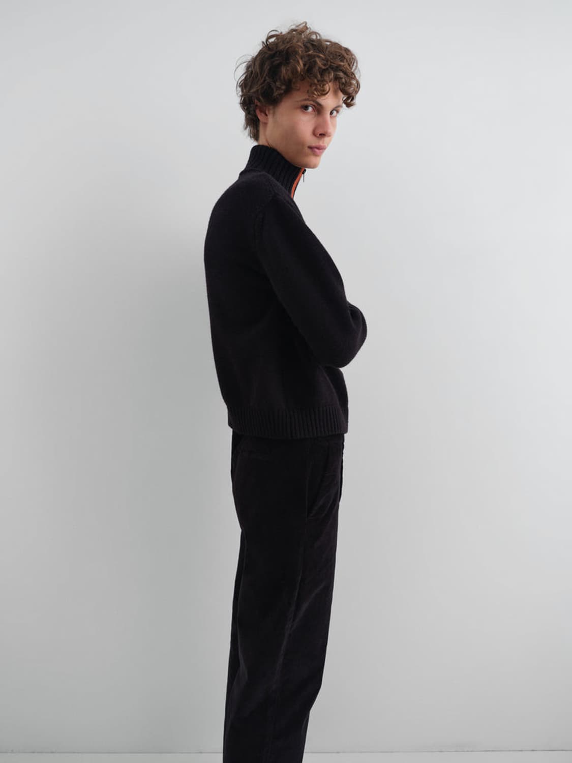 [S,M,L,XL]기마구아스 Alonso 집업 가디건/블랙 상품이미지3