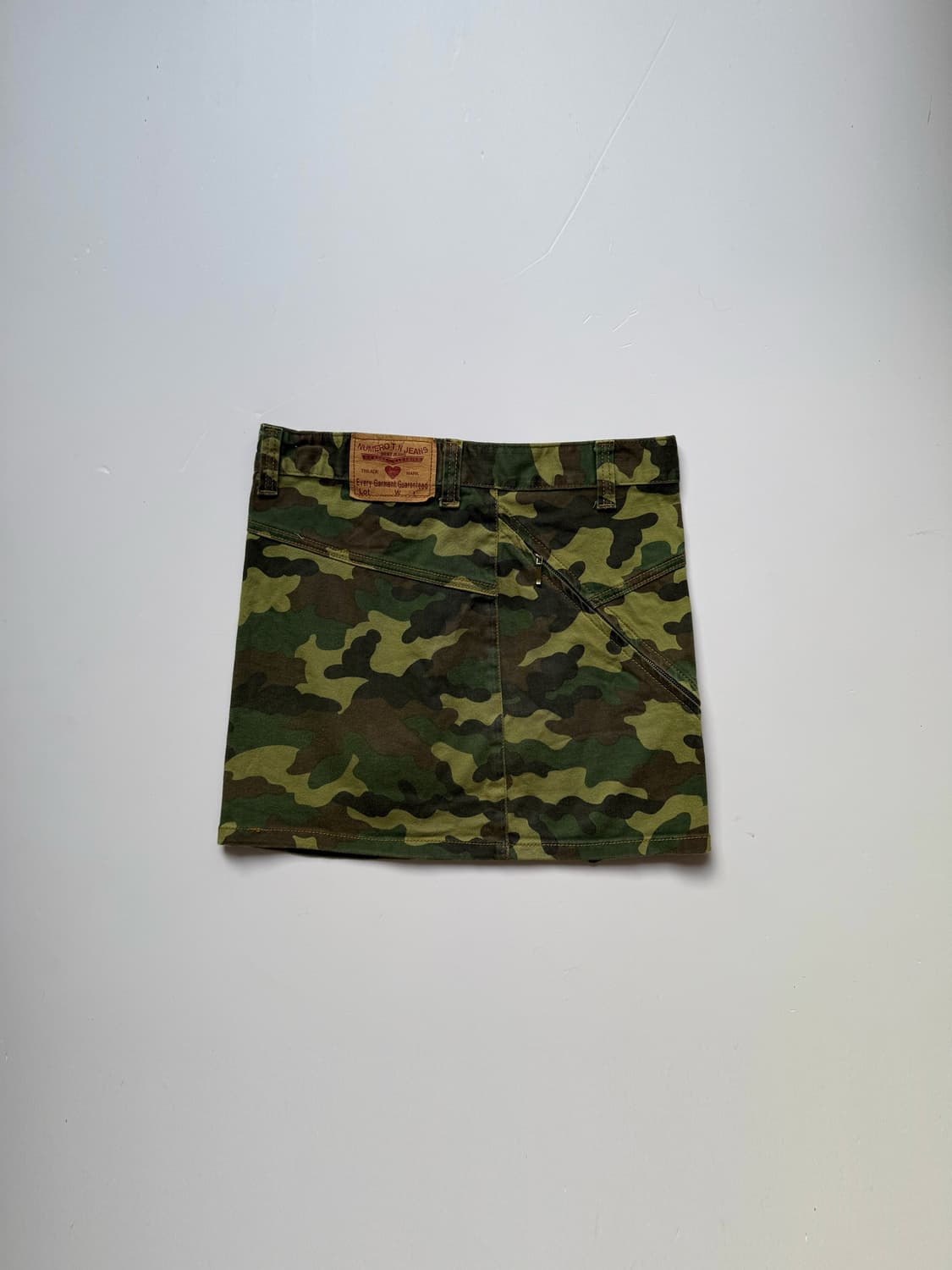 Military Mix Zipper Mini Skirt 0344 상품이미지2